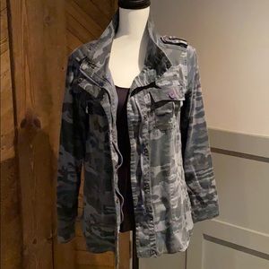 Blue camo Kersh utility jacket